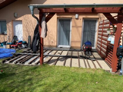 WPC terasa v Kralupech nad Vltavou